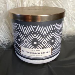 NEW BBW 3-wick Candle Butterscotch Toffee